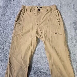 MIER Womens 8 Hiking Pants Tan Lightweight Quick Dry Ripstop Tactical Outdoor
